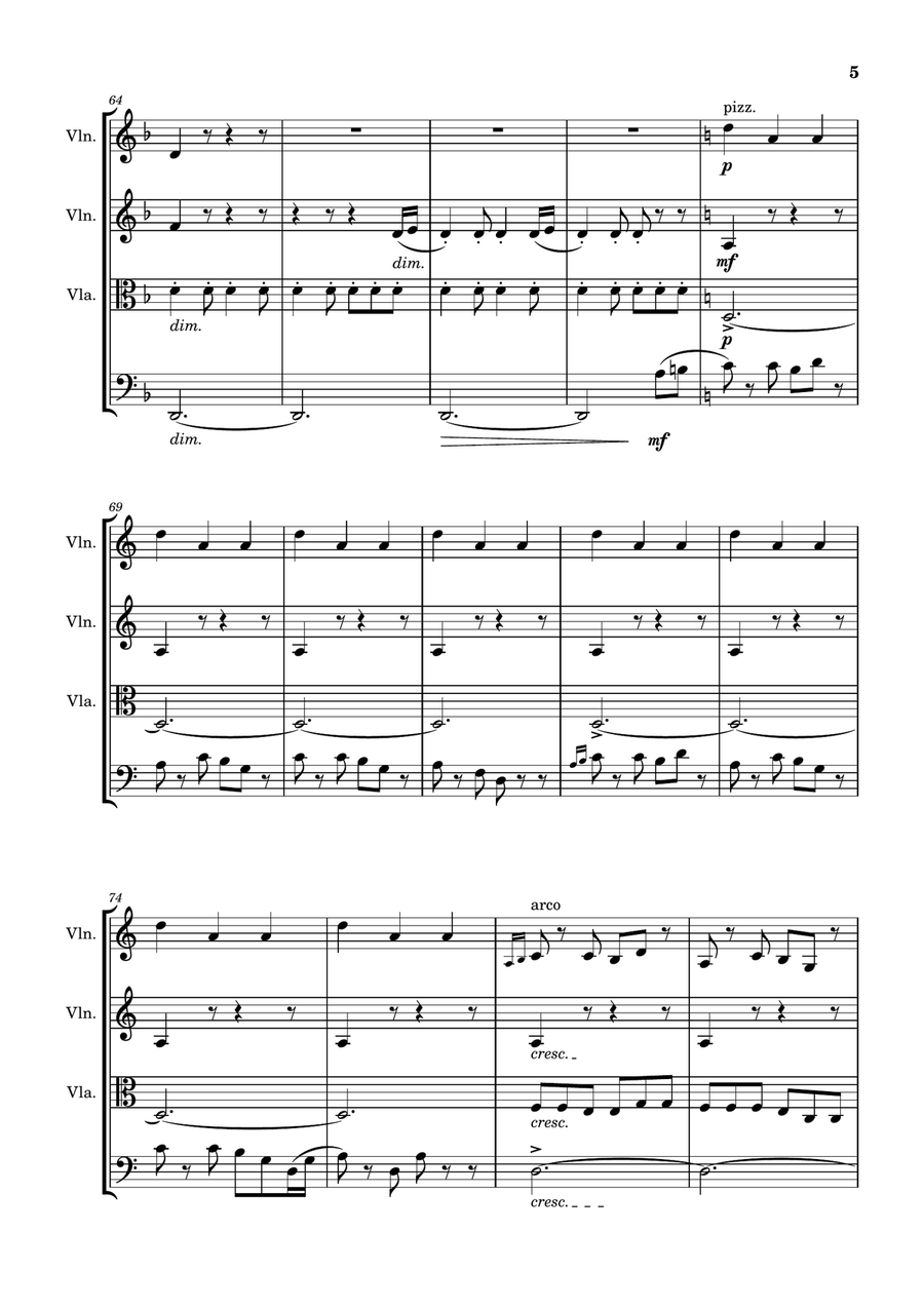 Pirates Of The Caribbean Pirates Of The Caribbean String Quartet scores gallery preview page 5
