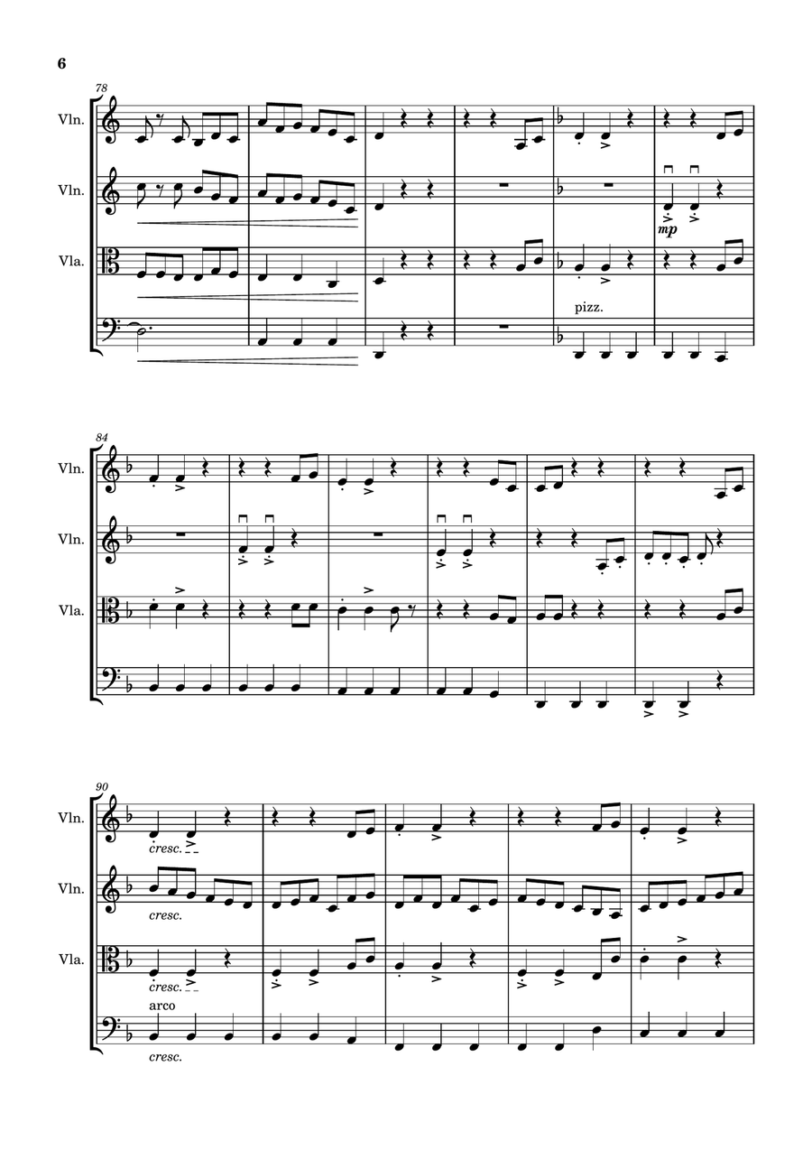 Pirates Of The Caribbean Pirates Of The Caribbean String Quartet scores gallery preview page 6