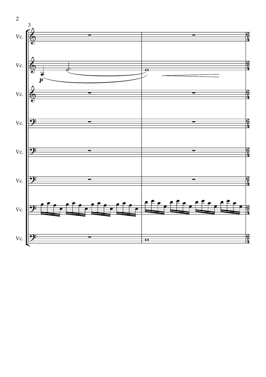 Ecstasy Of Gold Ecstasy Of Gold Cello scores gallery preview page 2