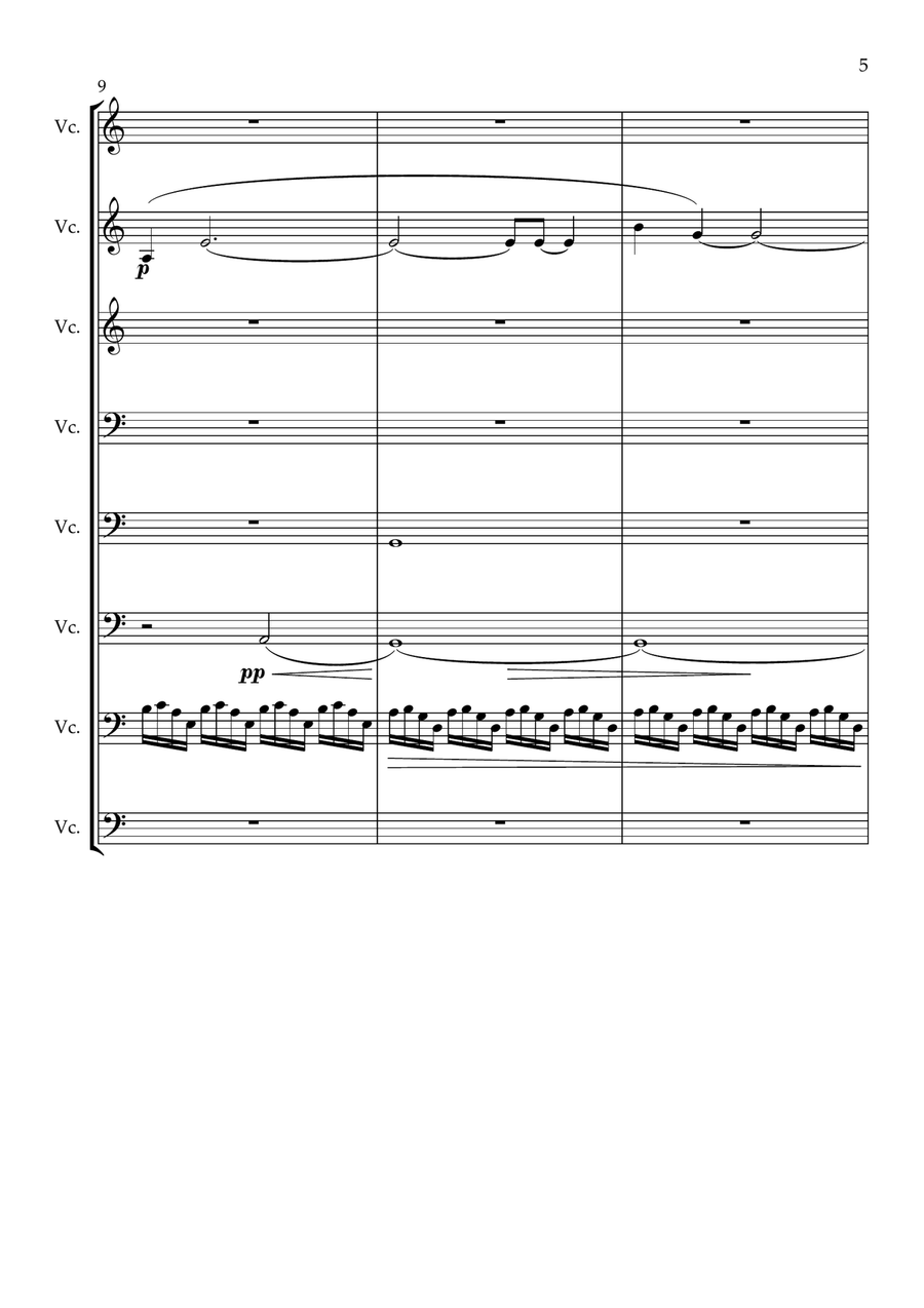 Ecstasy Of Gold Ecstasy Of Gold Cello scores gallery preview page 5