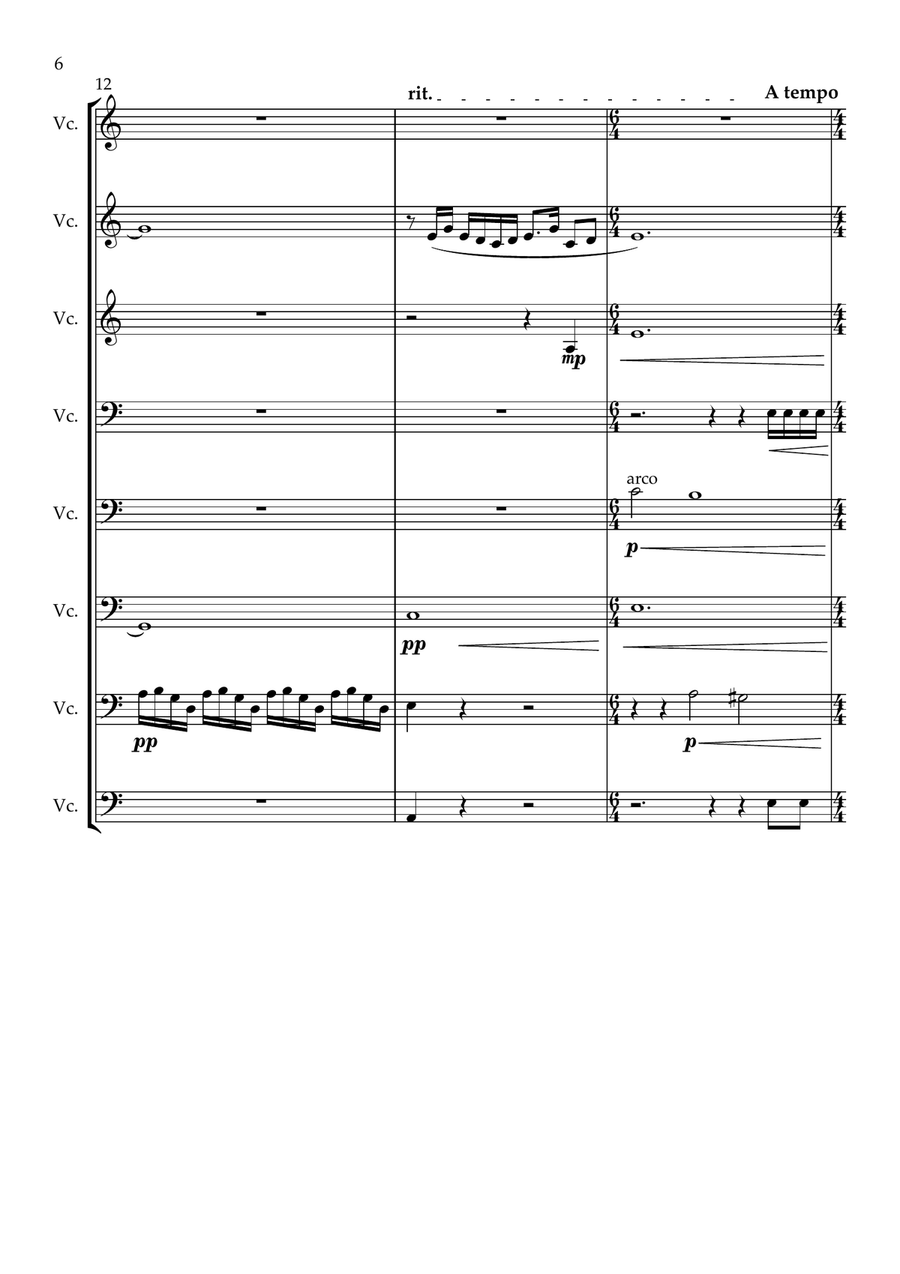 Ecstasy Of Gold Ecstasy Of Gold Cello scores gallery preview page 6