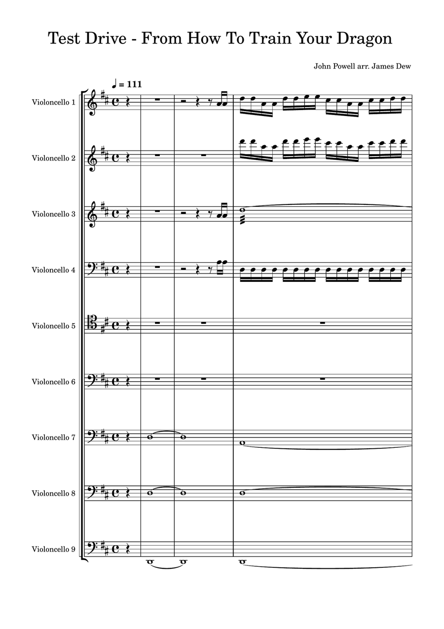 Test Drive Test Drive Cello scores gallery preview page 1
