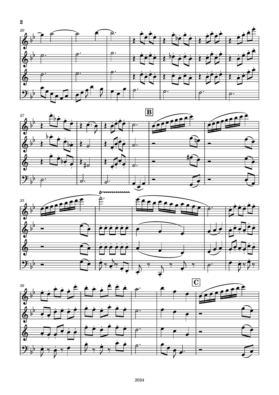 Merry Go Round Merry Go Round Woodwind Quartet scores gallery preview page 2