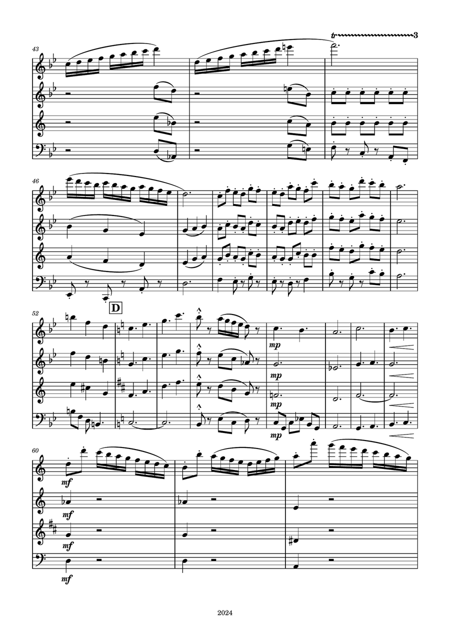 Merry Go Round Merry Go Round Woodwind Quartet scores gallery preview page 3