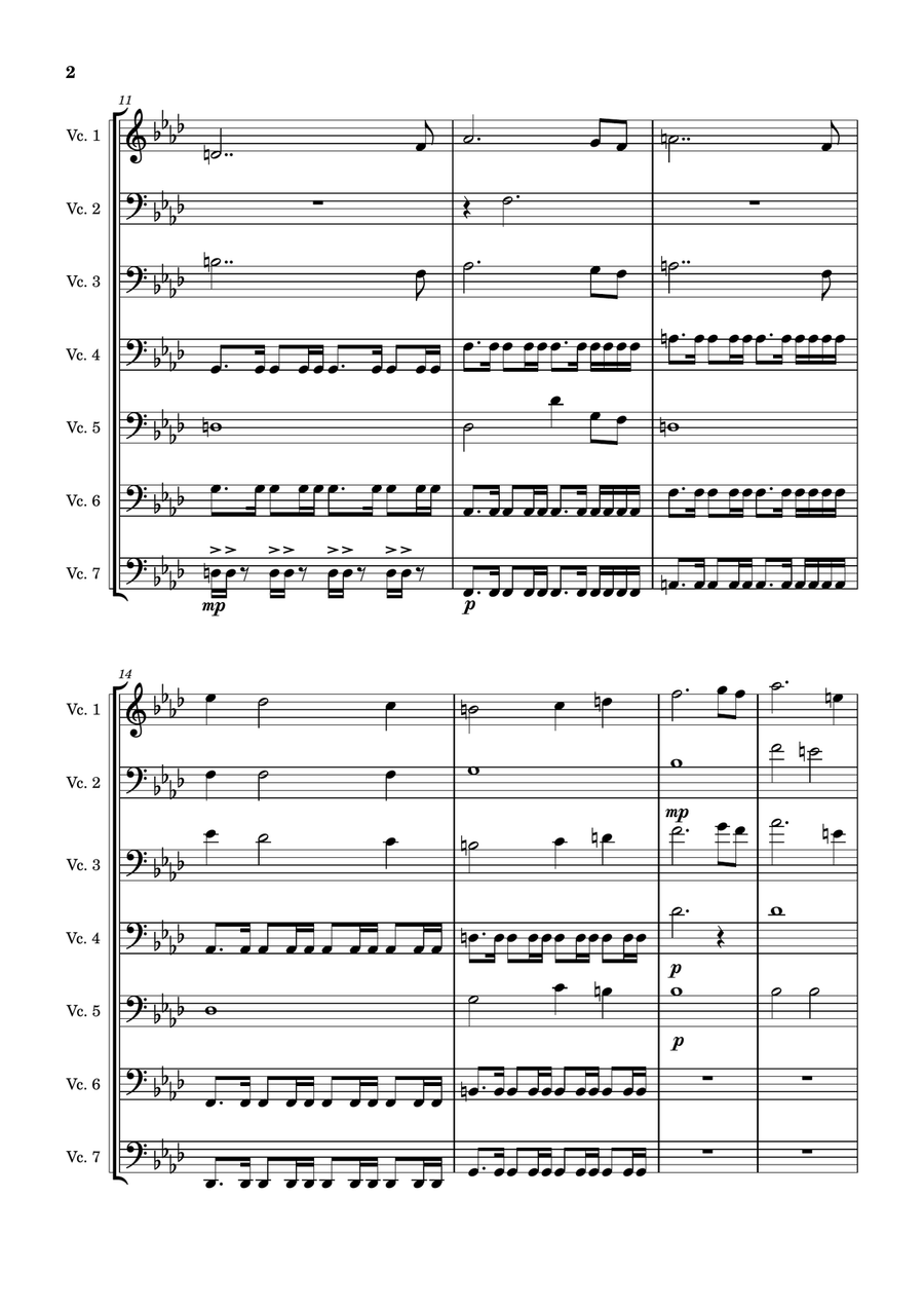 Theme From Fallout(R) 4 Theme From Fallout(R) 4 Cello scores gallery preview page 2