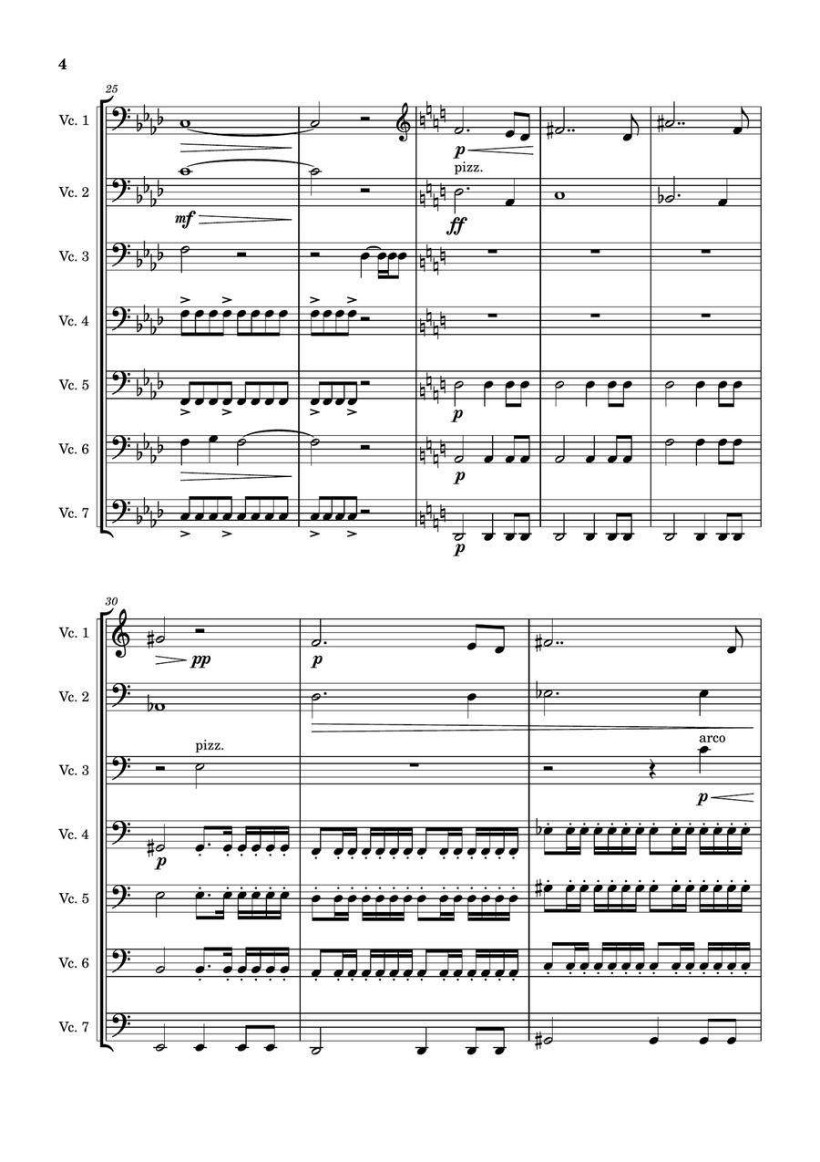 Theme From Fallout(R) 4 Theme From Fallout(R) 4 Cello scores gallery preview page 4
