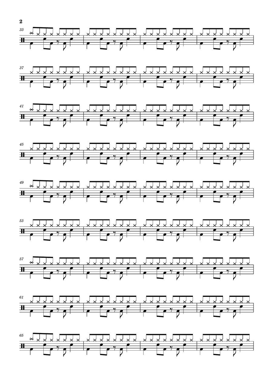 Obsessed Obsessed Drum Set scores gallery preview page 2