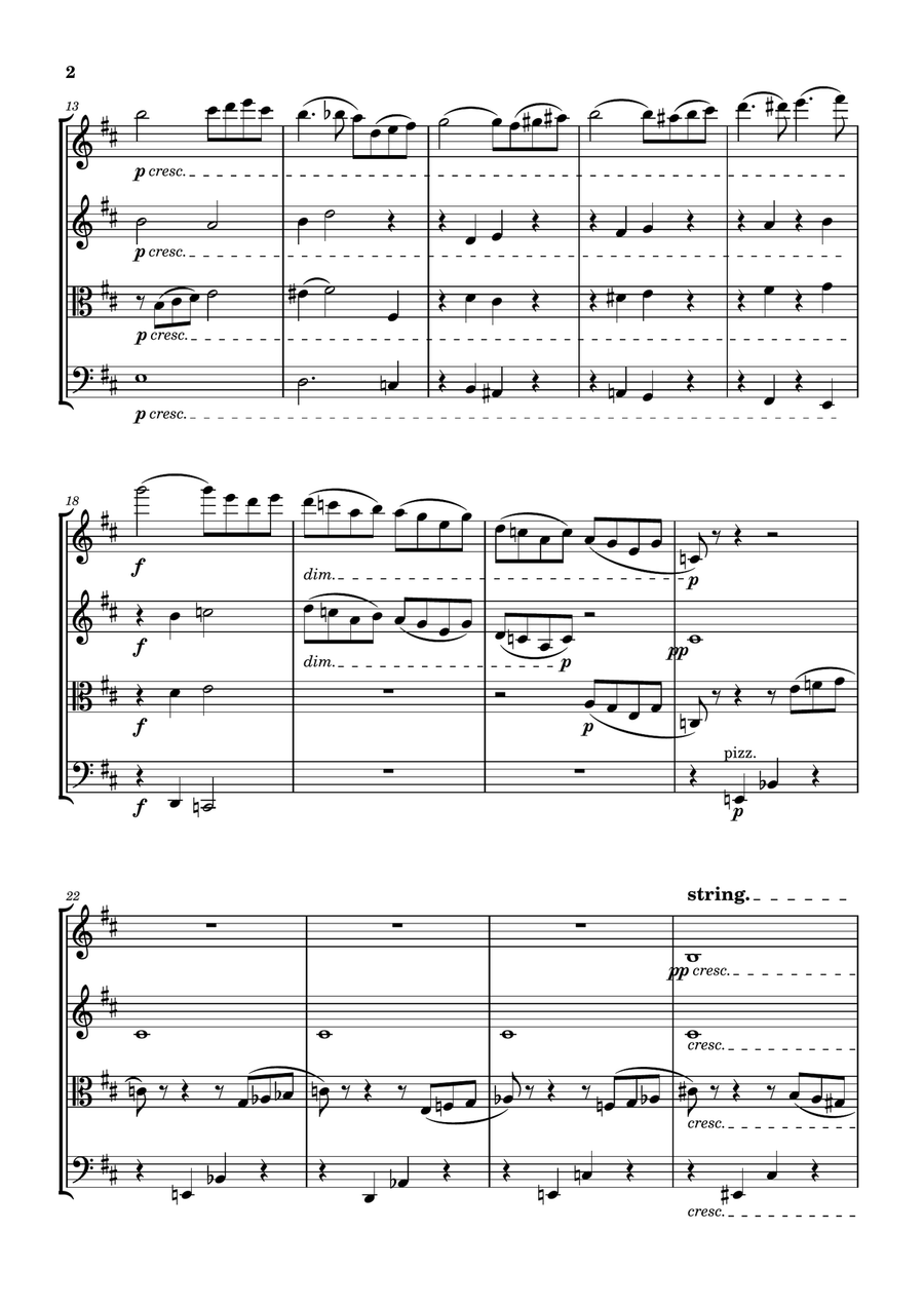 Swan Lake Suite Swan Lake Suite String Quartet scores gallery preview page 2