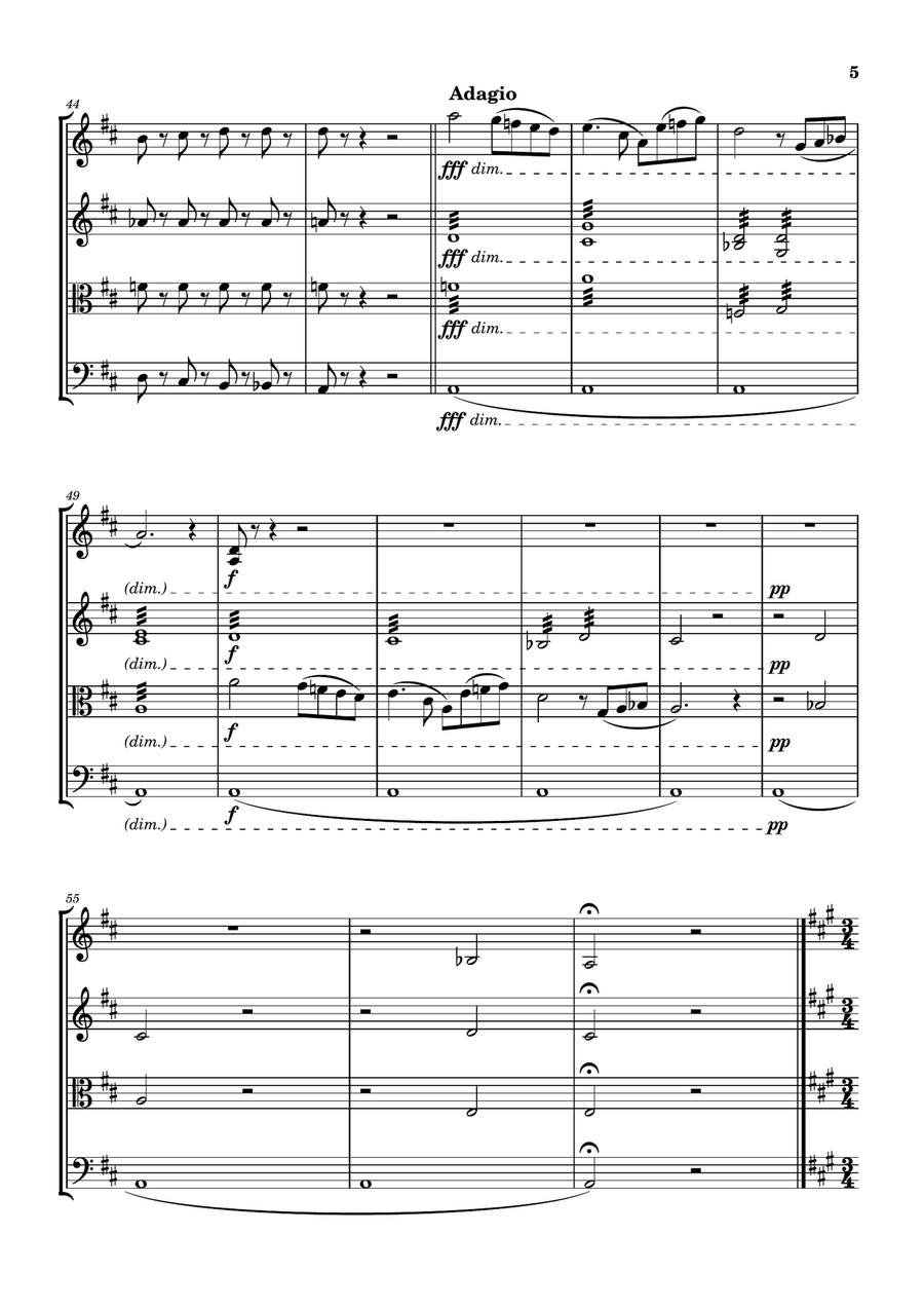 Swan Lake Suite Swan Lake Suite String Quartet scores gallery preview page 5