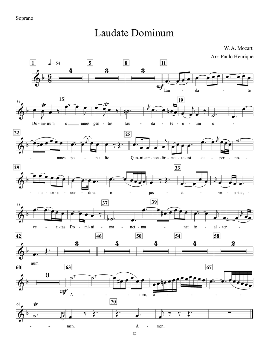 Laudate Dominum Laudate Dominum Chamber Music scores gallery preview page 2