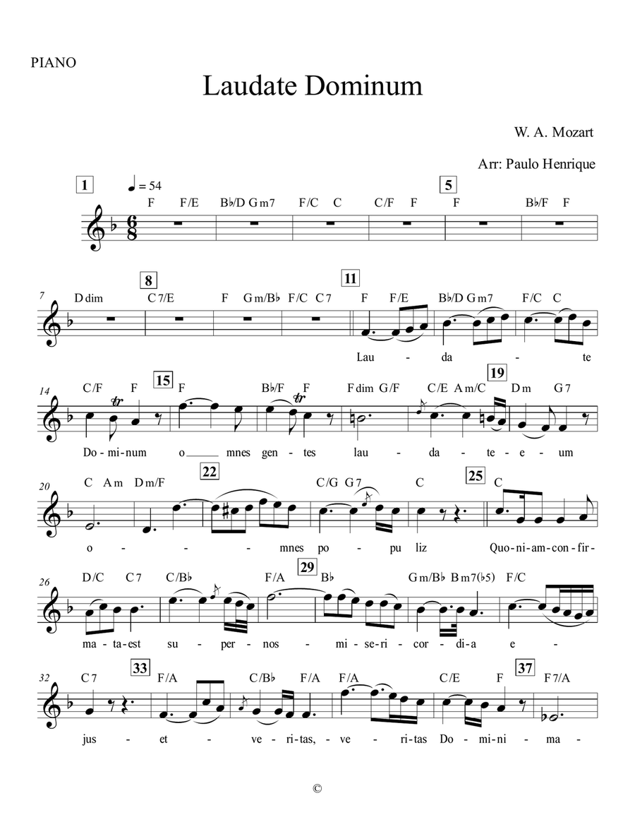Laudate Dominum Laudate Dominum Chamber Music scores gallery preview page 2