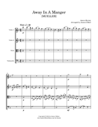 Away In A Manger String Quartet scores gallery preview page 3