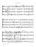 Blessed Assurance String Quartet scores gallery preview page 6