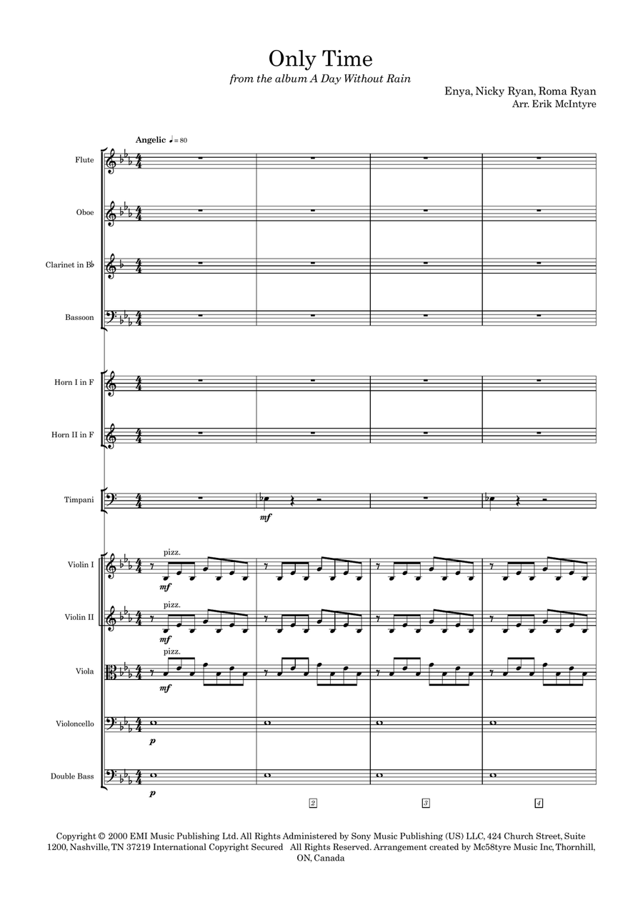 Only Time Large Ensemble scores gallery preview page 2