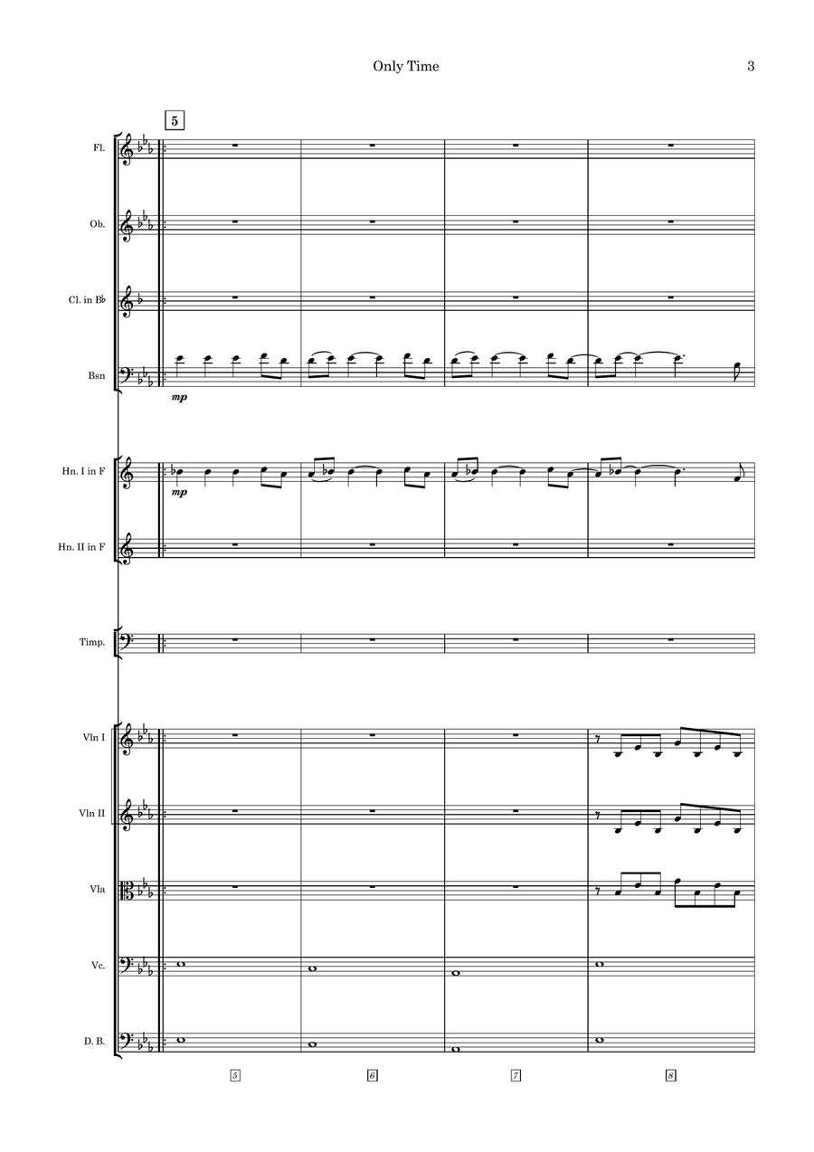 Only Time Large Ensemble scores gallery preview page 3