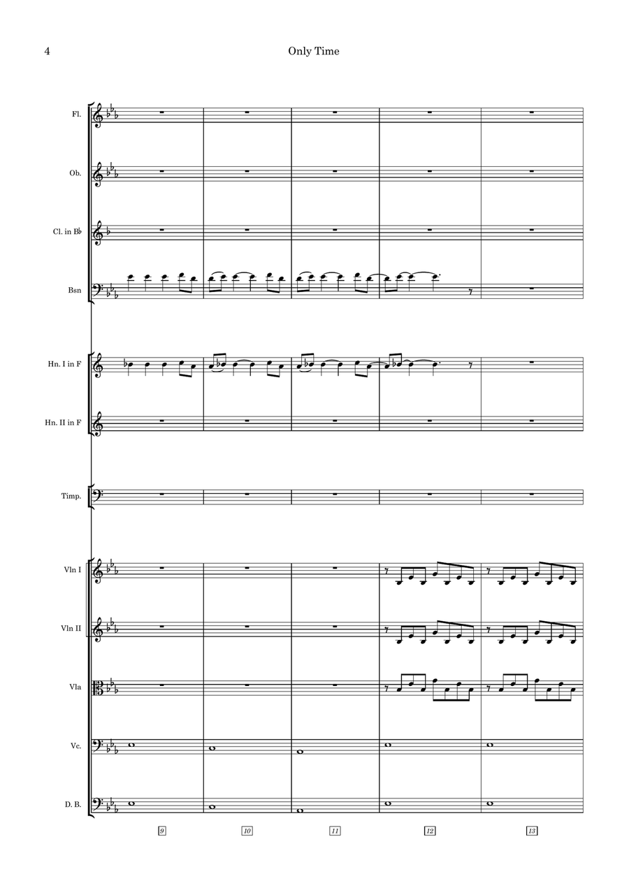 Only Time Large Ensemble scores gallery preview page 4