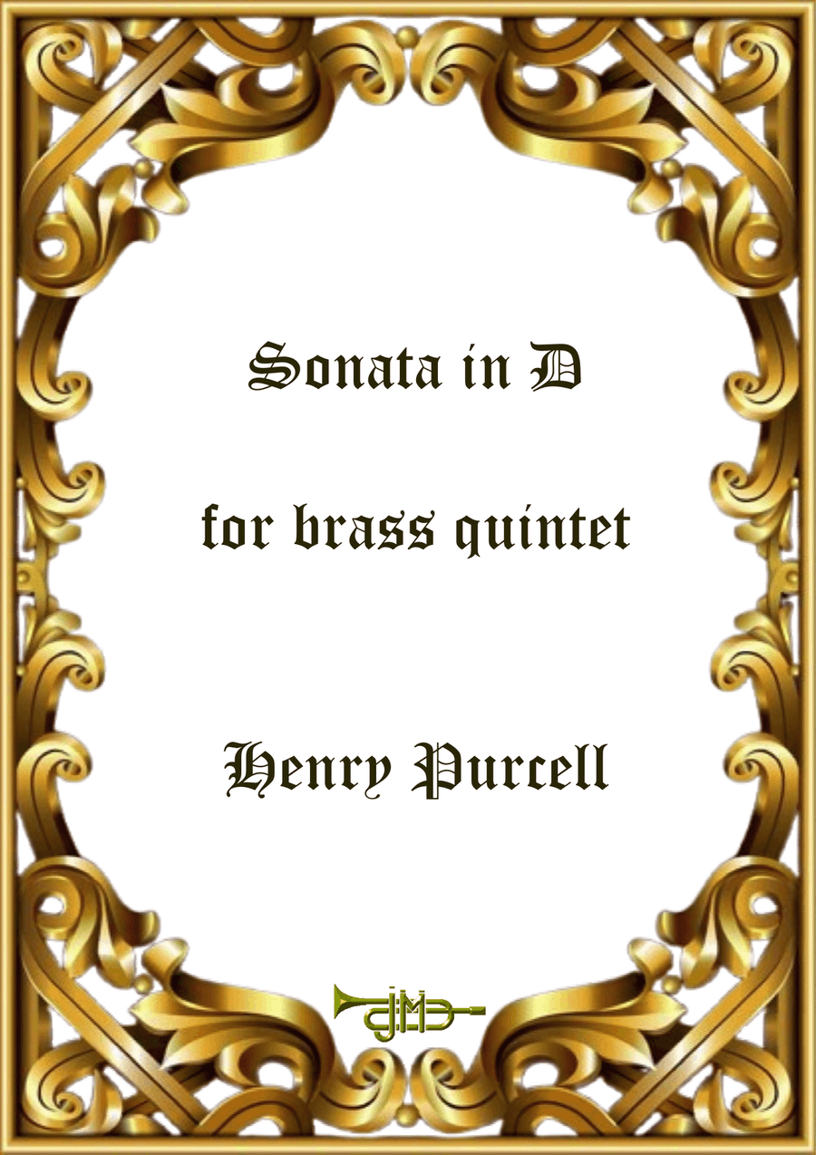 Sonata in D Sonata in D Brass Quintet scores gallery preview page 1