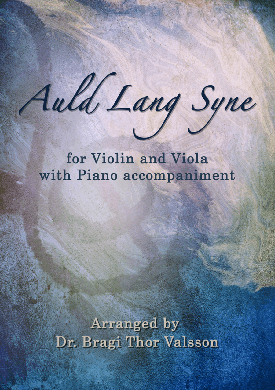 Auld Lang Syne - Violin and Viola with Piano accompaniment String Duet scores gallery preview page 1