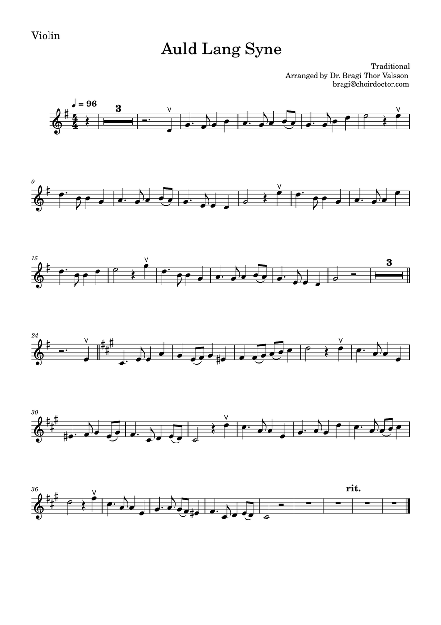 Auld Lang Syne - Violin and Viola with Piano accompaniment String Duet scores gallery preview page 5