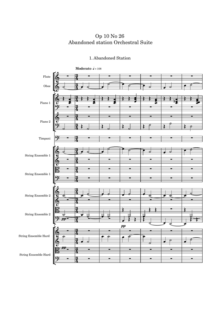 Op 10 No.26 - Abandoned Station Score and Parts scores gallery preview page 2