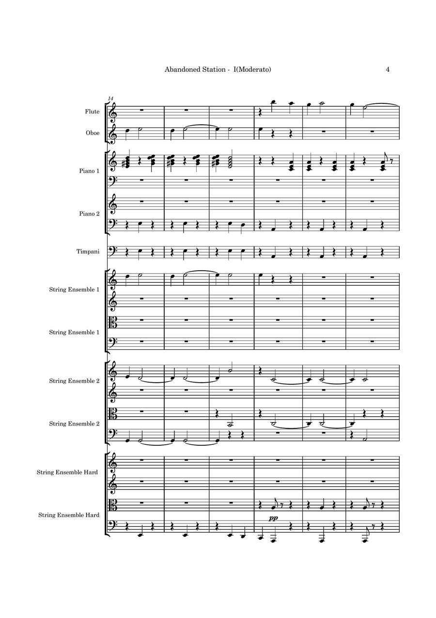 Op 10 No.26 - Abandoned Station Score and Parts scores gallery preview page 4
