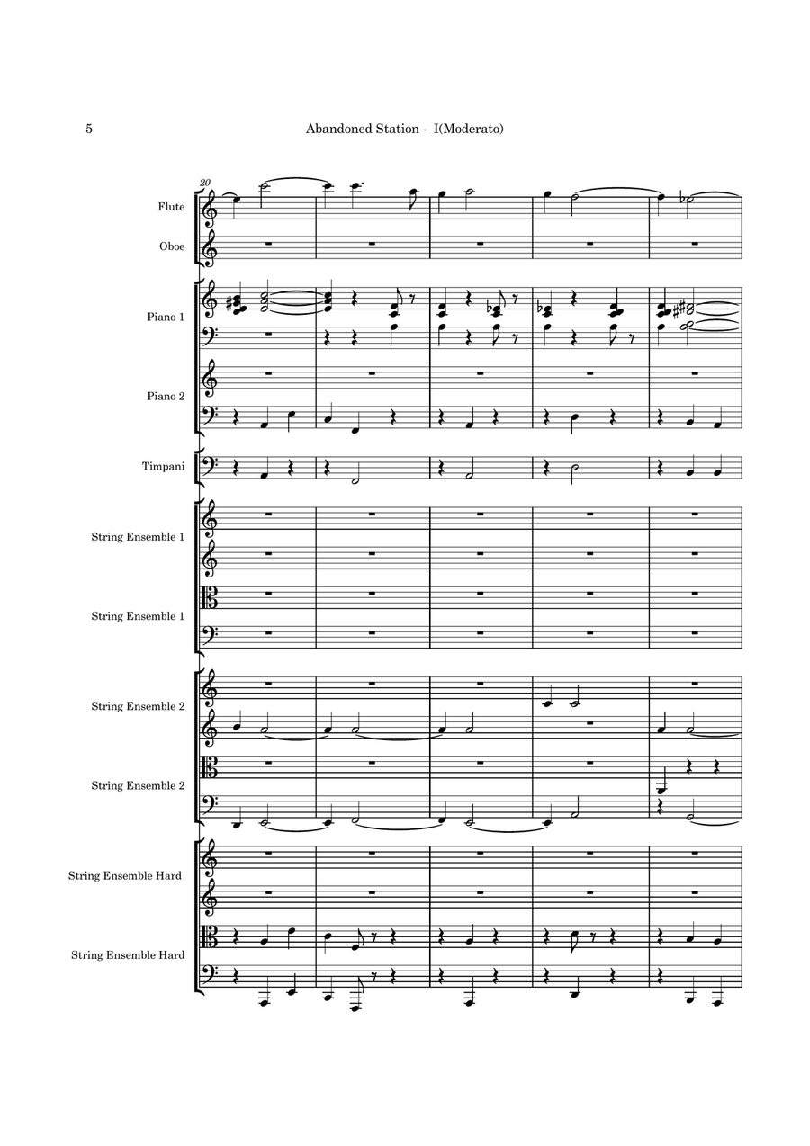 Op 10 No.26 - Abandoned Station Score and Parts scores gallery preview page 5
