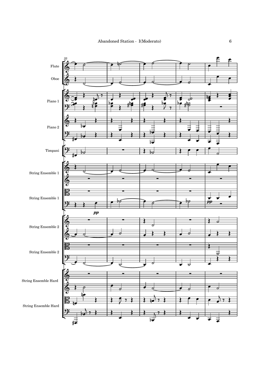 Op 10 No.26 - Abandoned Station Score and Parts scores gallery preview page 6