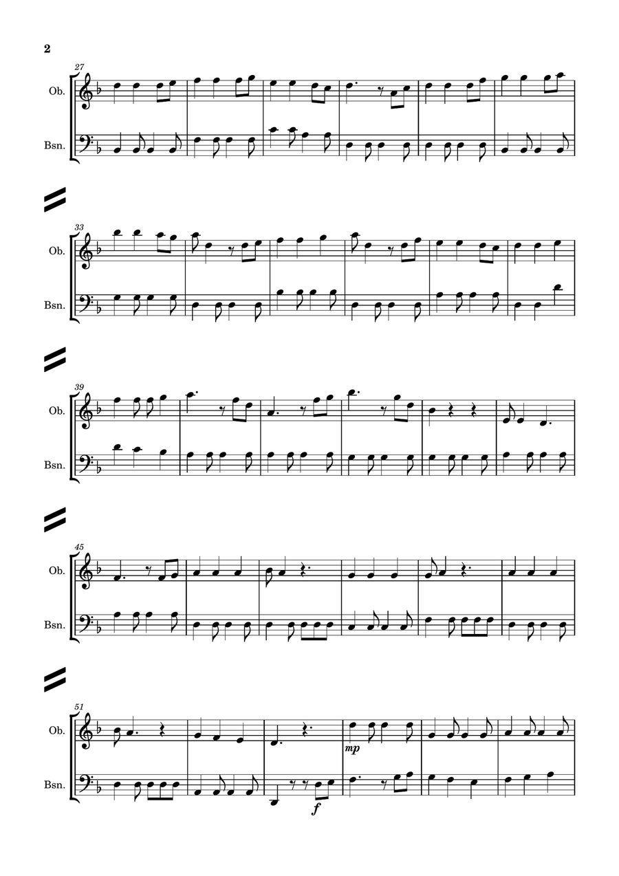 He's A Pirate Woodwind Duet scores gallery preview page 2