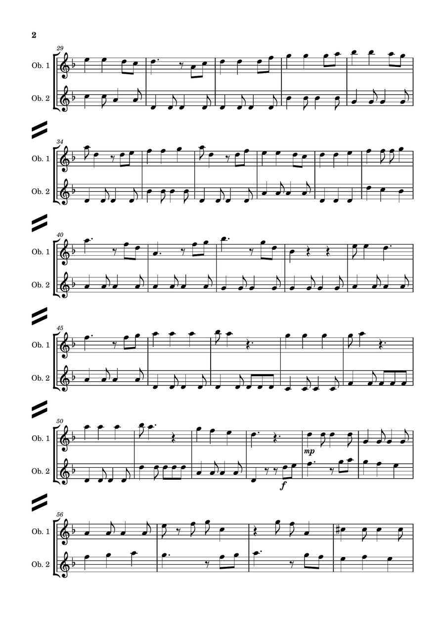 He's A Pirate Woodwind Duet scores gallery preview page 2