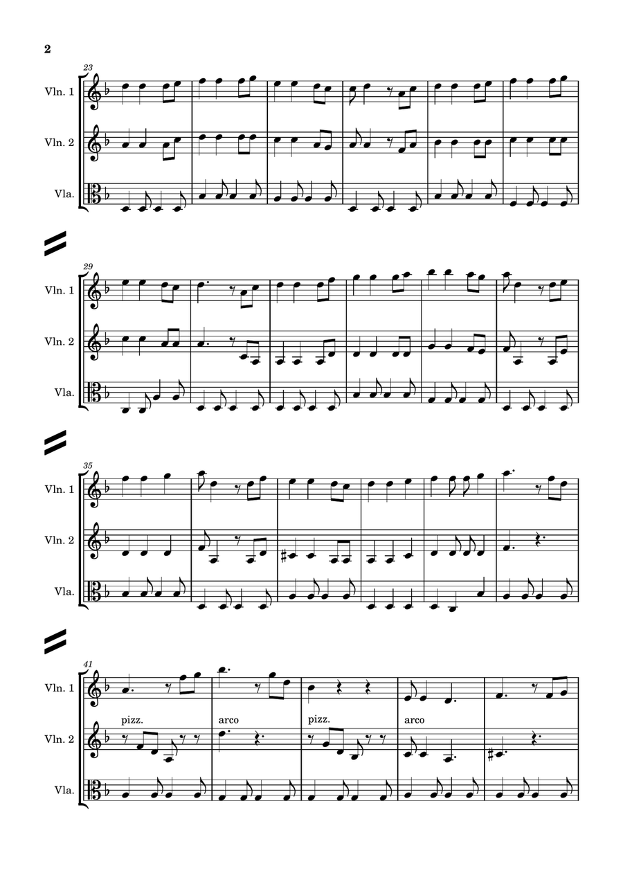 He's A Pirate String Trio scores gallery preview page 2