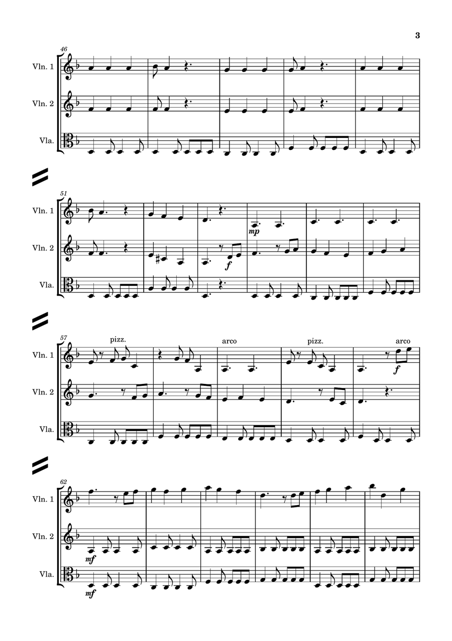 He's A Pirate String Trio scores gallery preview page 3