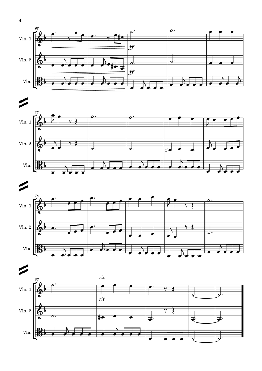 He's A Pirate String Trio scores gallery preview page 4