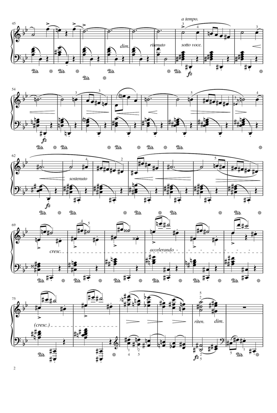 Nocturnes No.6,Op.15,No.3 - Fryderyk Franciszek Chopin Piano Solo scores gallery preview page 2