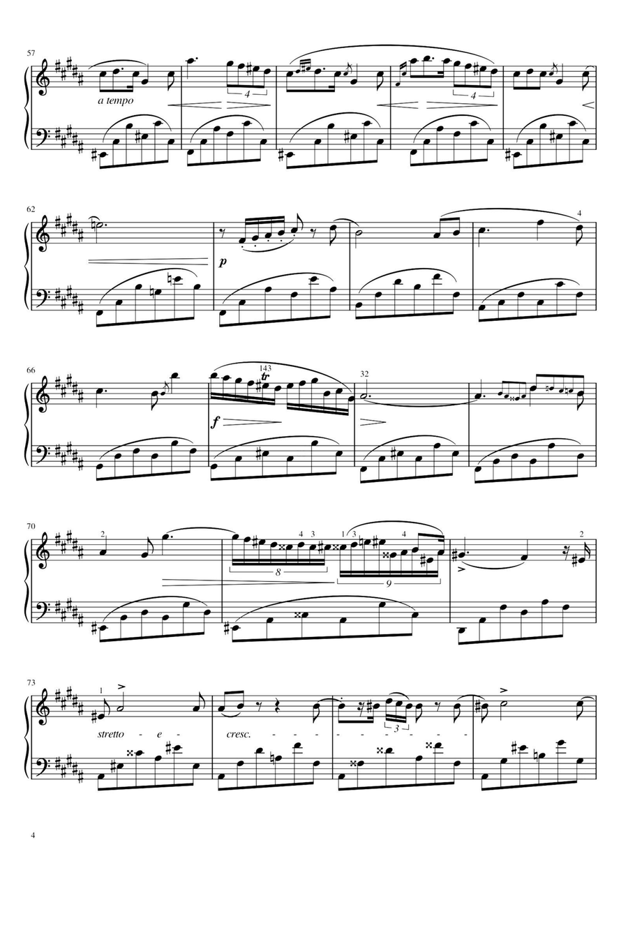 Nocturnes No.3,Op.9,No.3 - Fryderyk Franciszek Chopin Piano Solo scores gallery preview page 4