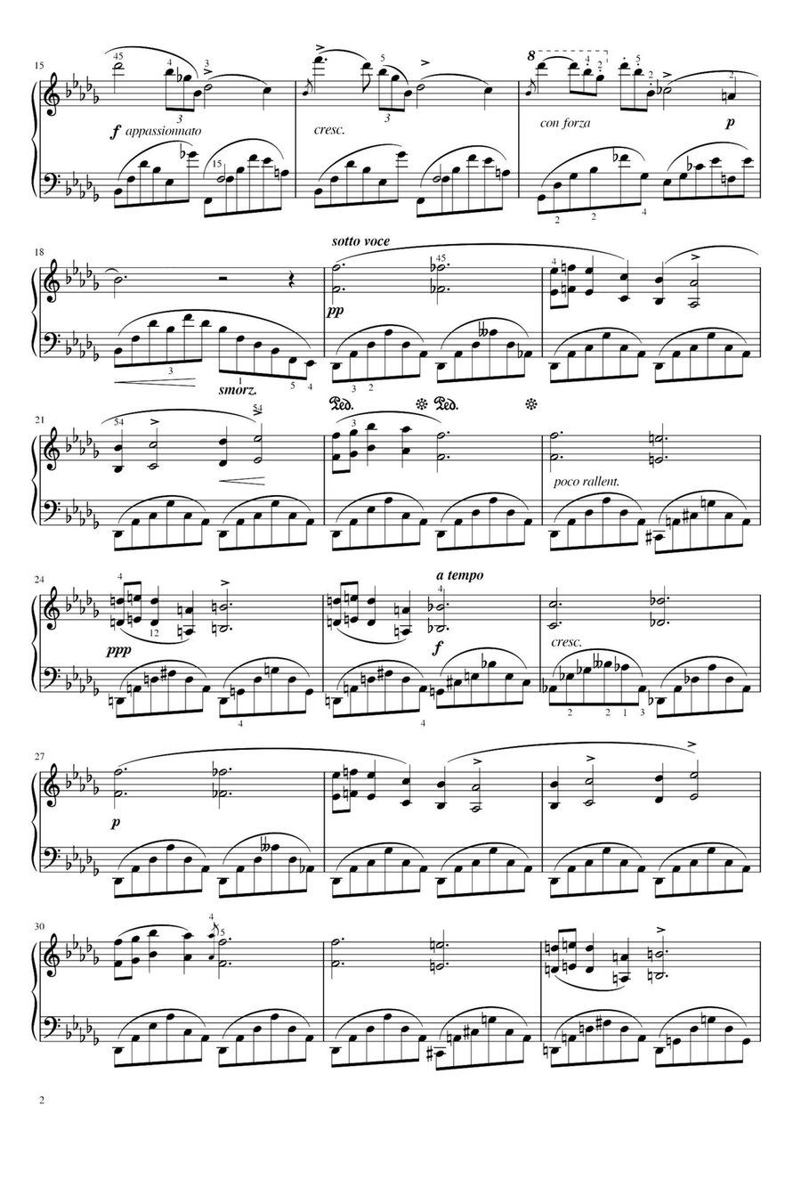 Nocturnes No.1,Op.9,No.1 - Fryderyk Franciszek Chopin Piano Solo scores gallery preview page 2