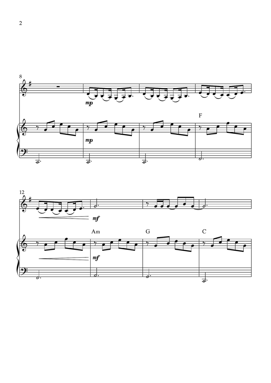 Next To Me Next To Me Piano scores gallery preview page 2