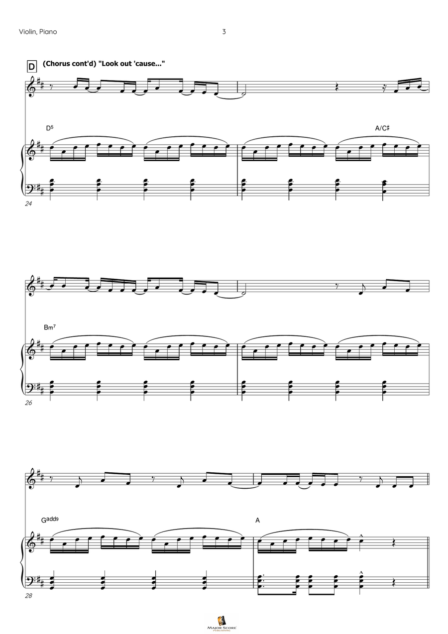 This Is Me Violin Solo scores gallery preview page 4