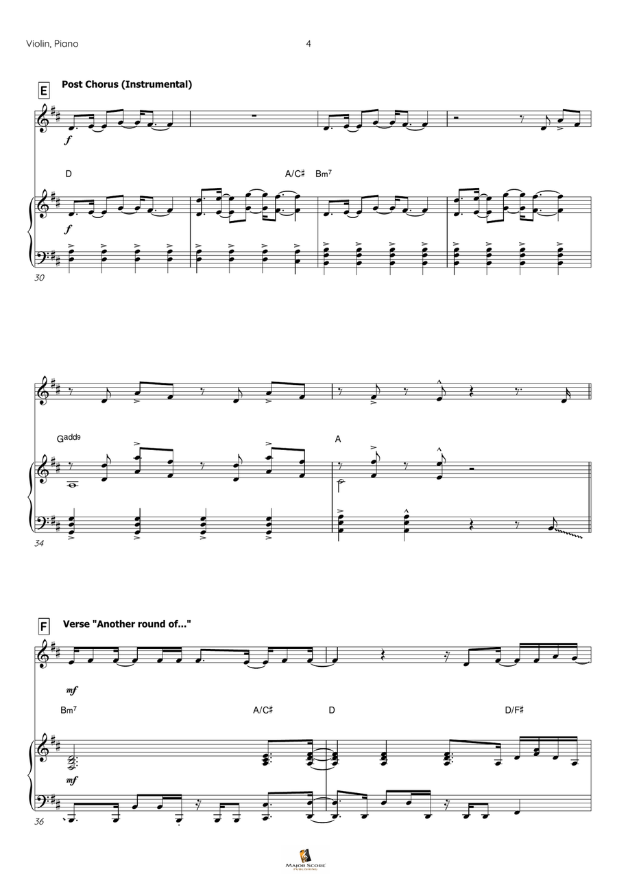 This Is Me Violin Solo scores gallery preview page 5