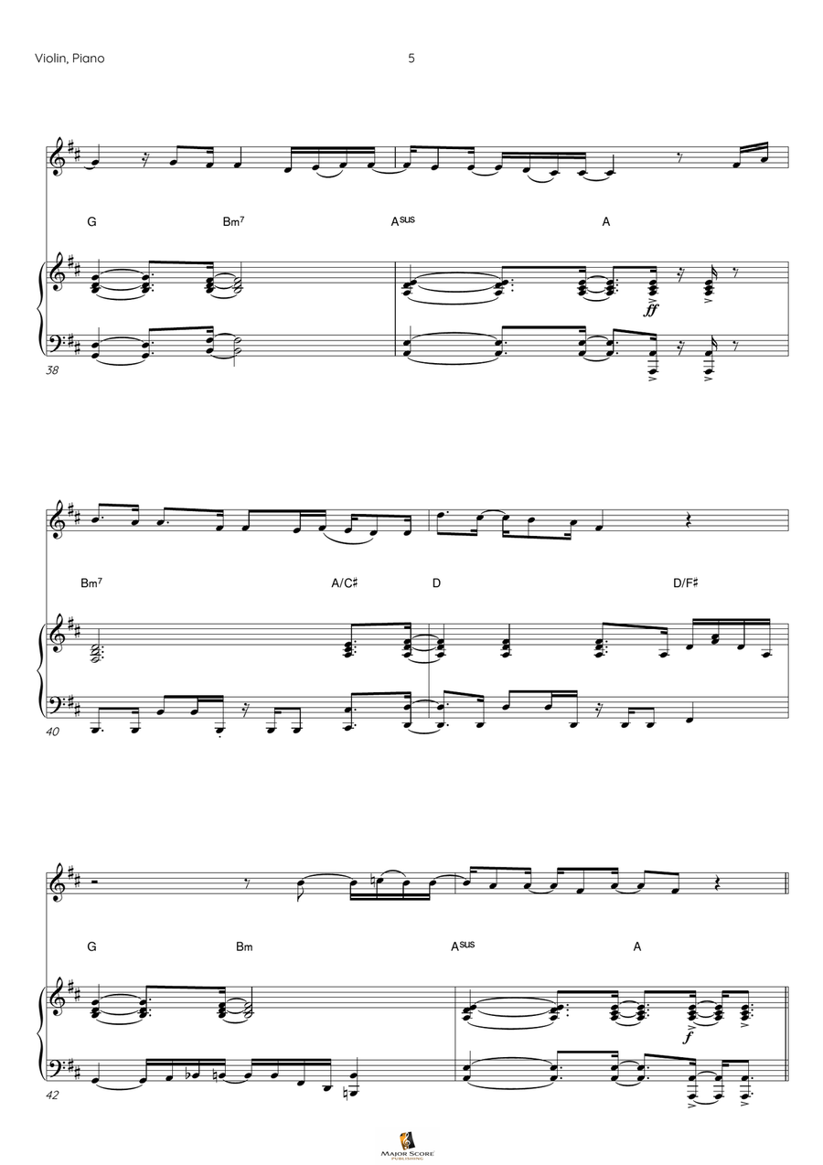 This Is Me Violin Solo scores gallery preview page 6