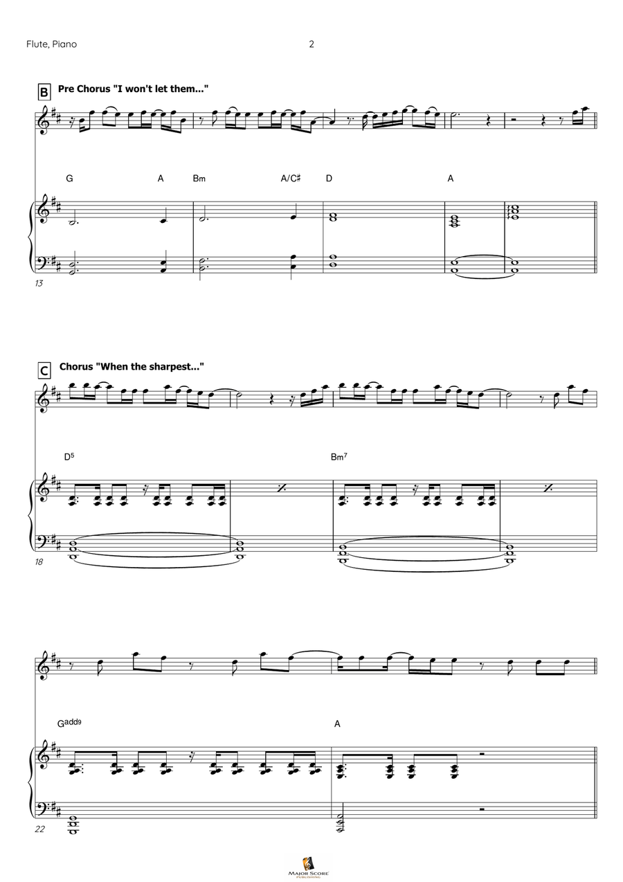 This Is Me Flute Solo scores gallery preview page 3