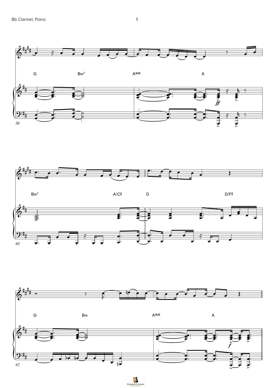 This Is Me Clarinet Solo scores gallery preview page 6