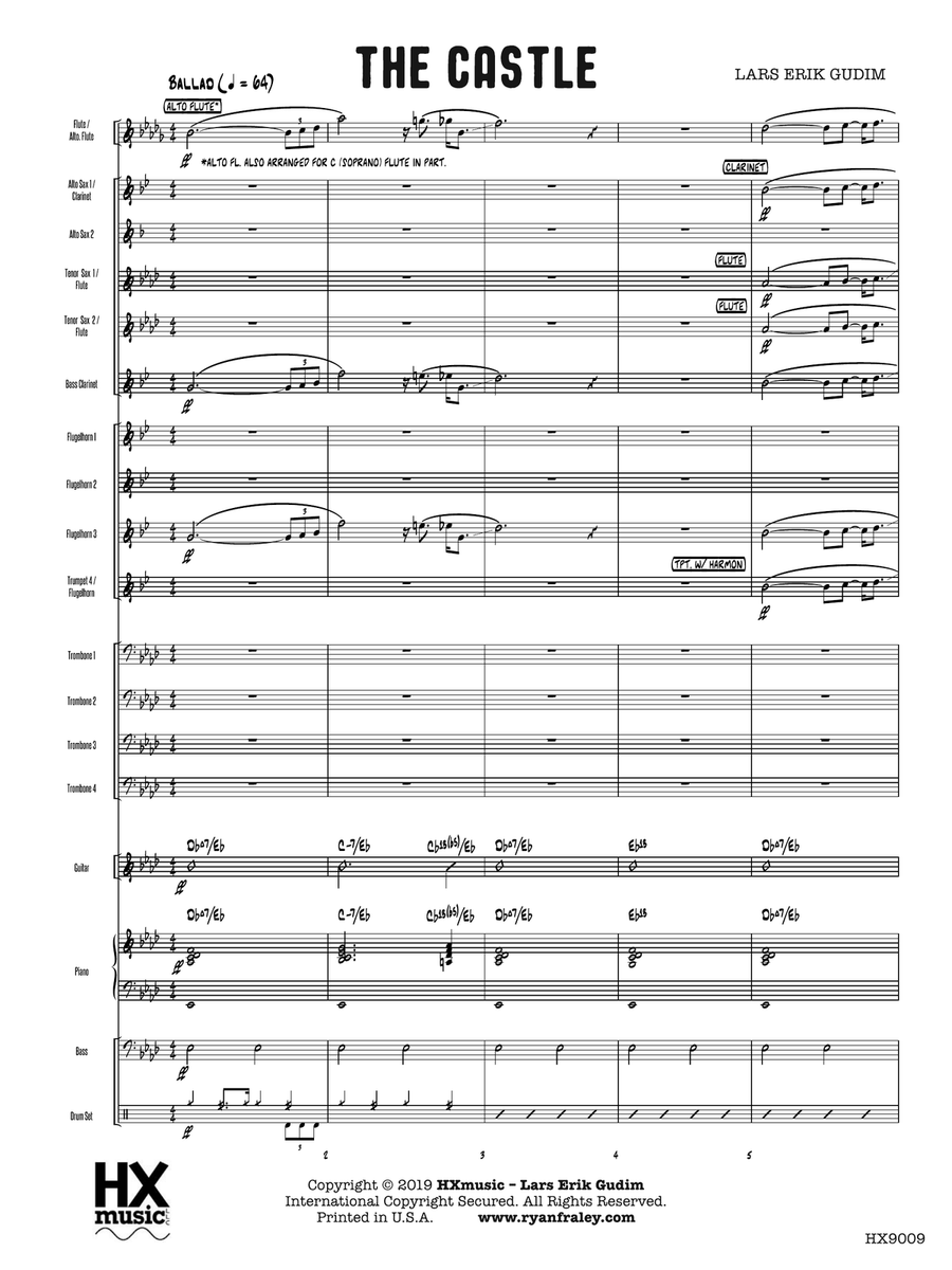 The Castle: Score The Castle: Score Jazz Ensemble scores gallery preview page 3