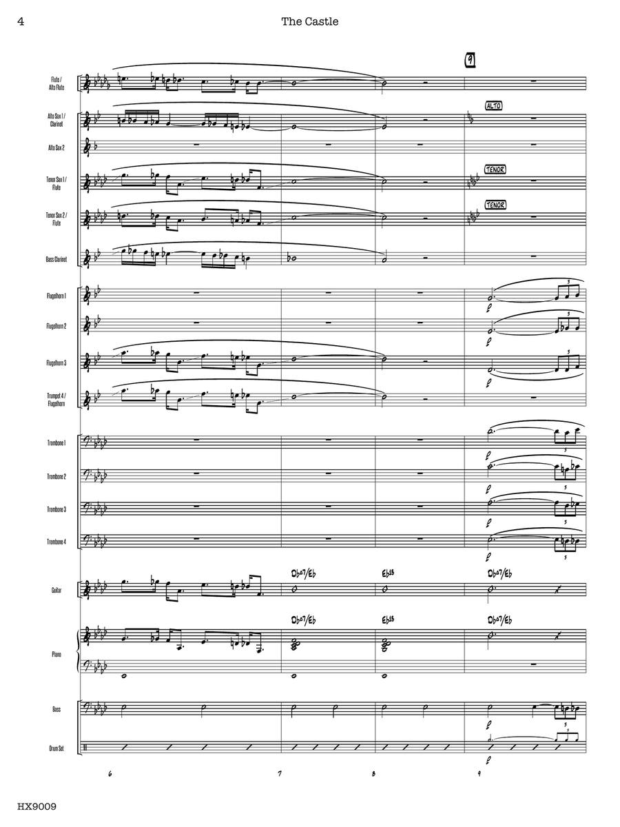 The Castle: Score The Castle: Score Jazz Ensemble scores gallery preview page 4