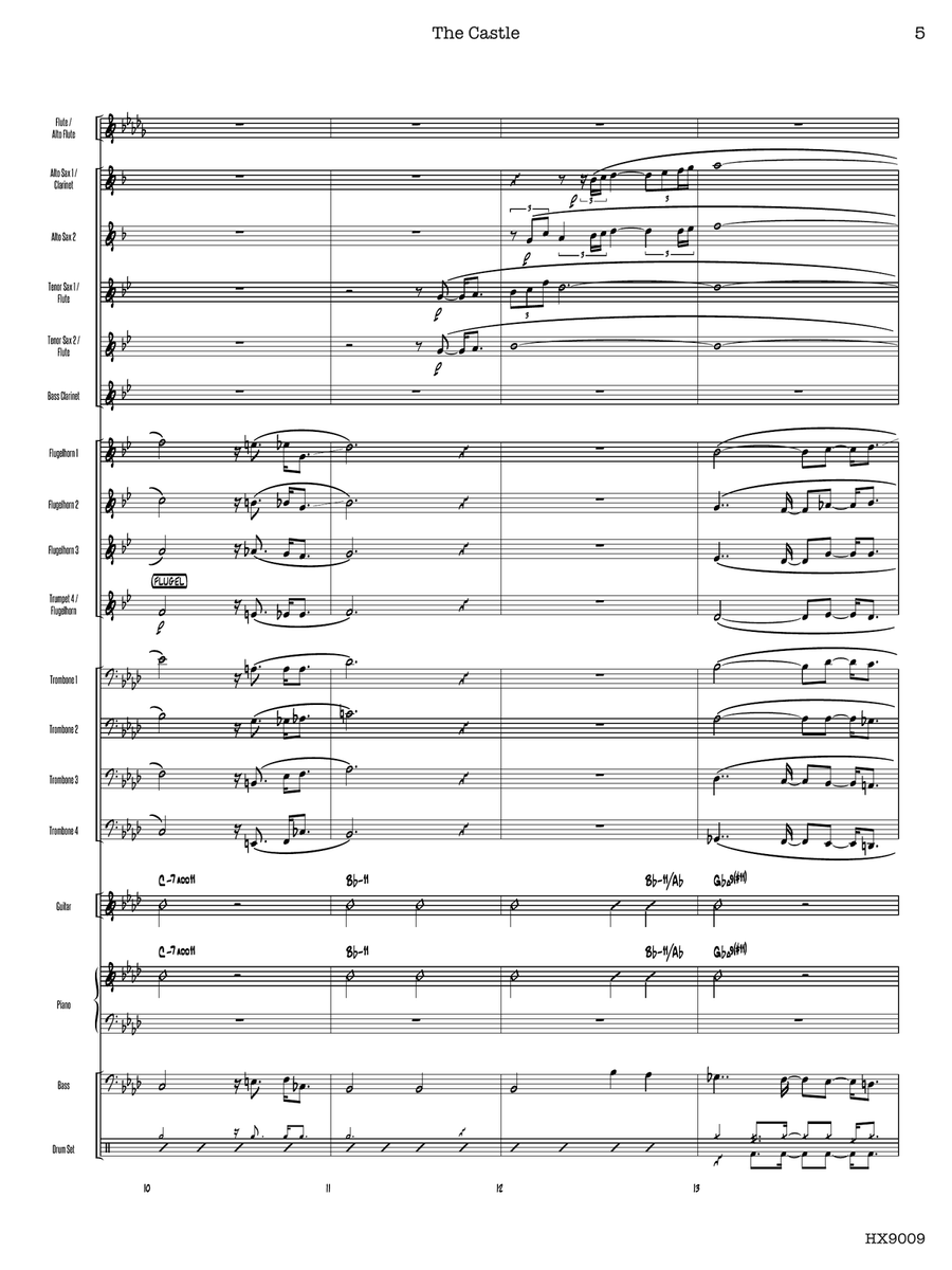 The Castle: Score The Castle: Score Jazz Ensemble scores gallery preview page 5