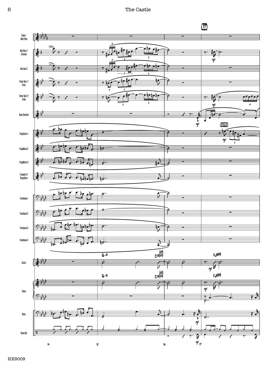 The Castle: Score The Castle: Score Jazz Ensemble scores gallery preview page 6