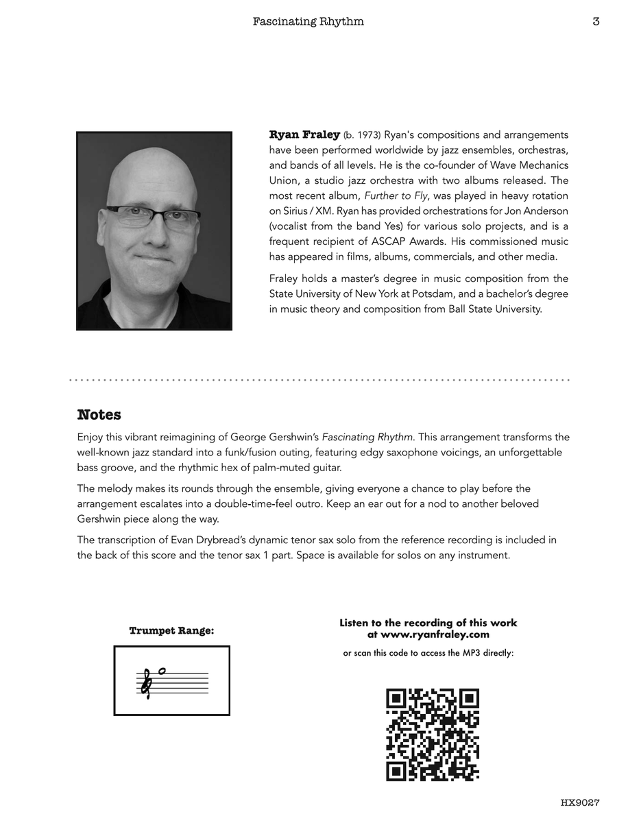 Fascinating Rhythm: Score Jazz Ensemble scores gallery preview page 3