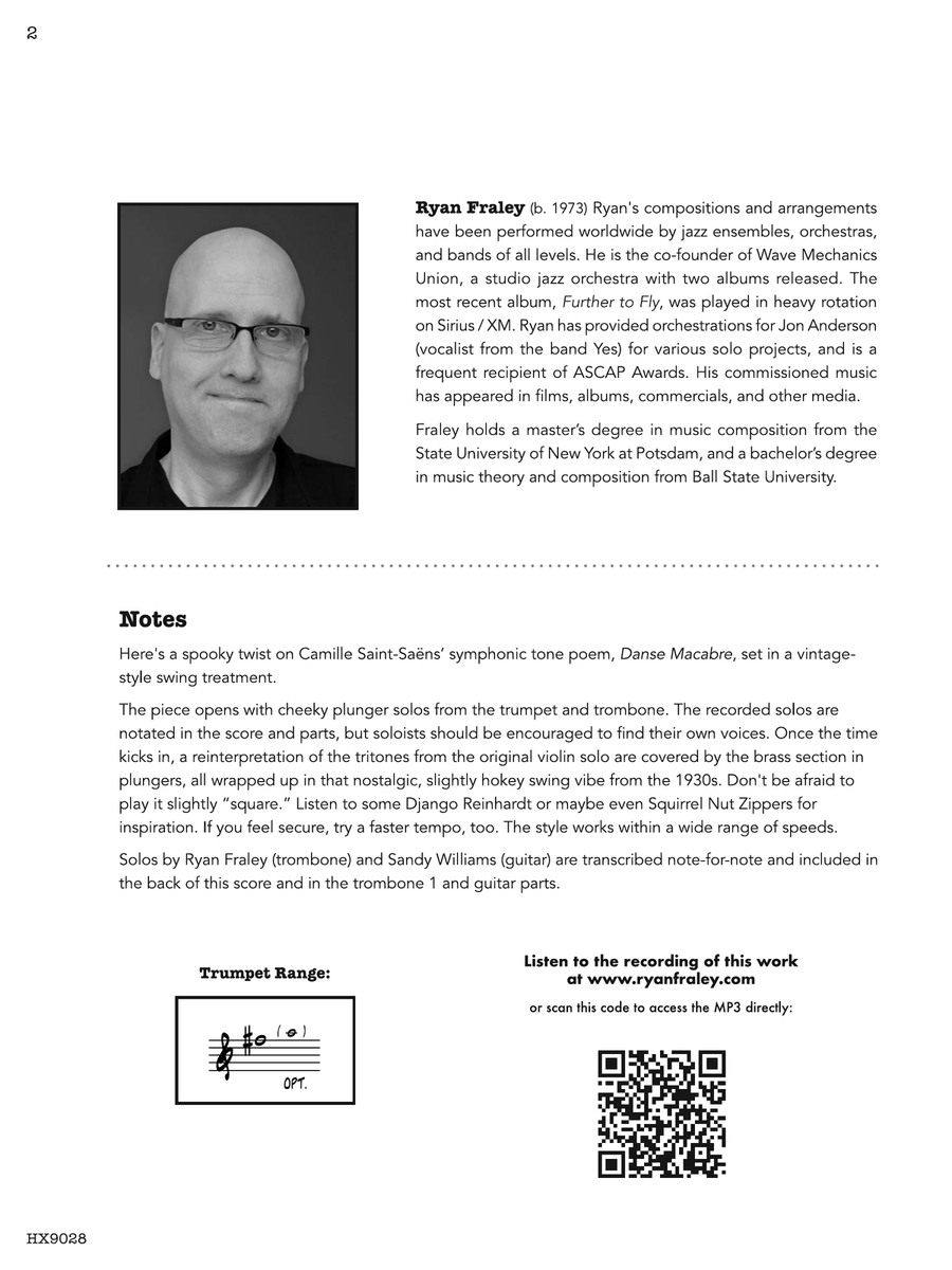 Danse Macabre: Score Danse Macabre: Score Jazz Ensemble scores gallery preview page 2
