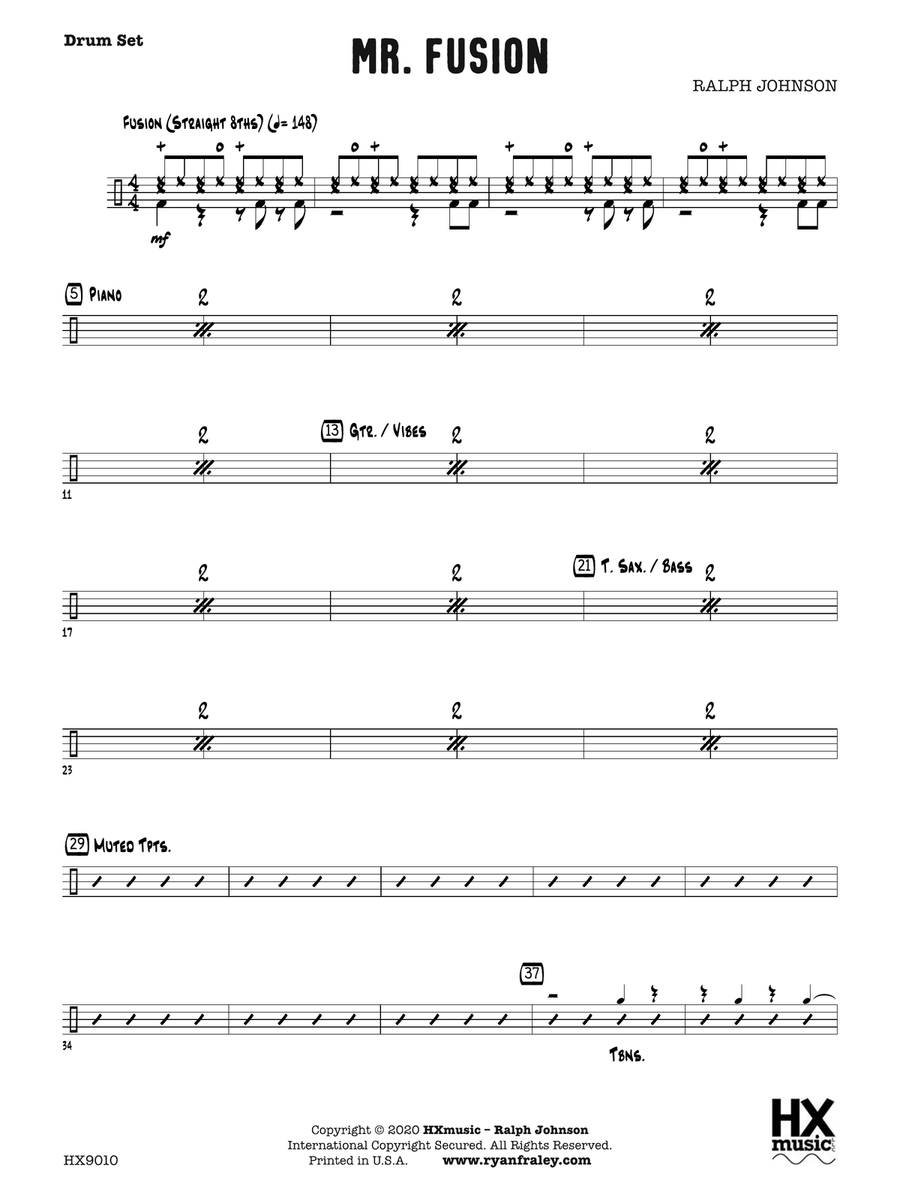 Mr. Fusion: Drum Set Mr. Fusion: Drum Set Drum Set scores gallery preview page 1