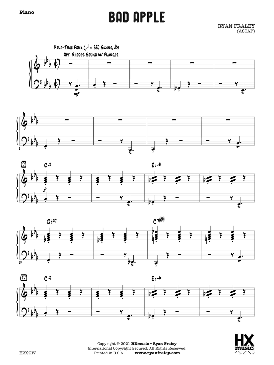 Bad Apple: Piano Bad Apple: Piano Piano Solo scores gallery preview page 1
