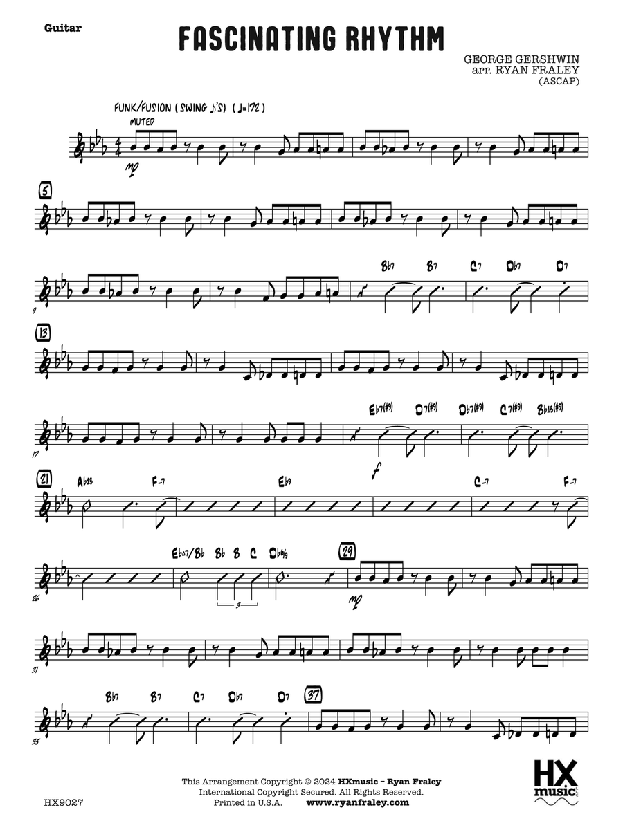 Fascinating Rhythm: Guitar Electric Guitar scores gallery preview page 1